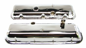 1968 Camaro Chevelle Nova BB Chrome Valve Covers 396 427 Correct OE Quality USA!