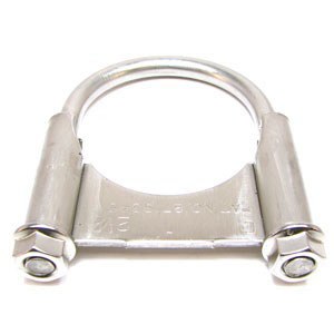 1967-1974 Camaro Chevelle Nova Exhaust Clamp OE Guillotine Style 2-1/4 Stainless