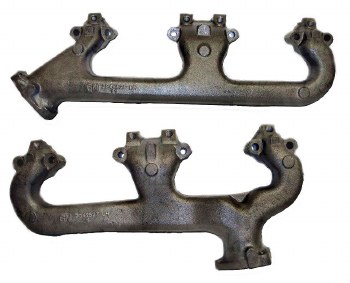 1969 1970 Camaro SB Exhaust Manifolds w/Smog GM# 3942527 &amp; 3946826