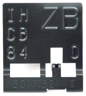 1969 Camaro Harrison Radiator ID Tag GM# 3017132 (ZB) 350 AC w/ Manual