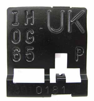 1967 Camaro Harrison Radiator ID Tag GM# 3010181 (UK) SS350 w/Auto