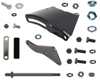 1969-1974 Camaro Chevelle Nova Full Size Alternator Bracket &amp; Installation Bolt Hardware Kit 396 427