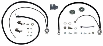 1968 Camaro Spring Ring battery Cable &amp; Installation Hardware Kit BB 396-325 HP 396-350 HP 396-375 HP 427-450 Yenko