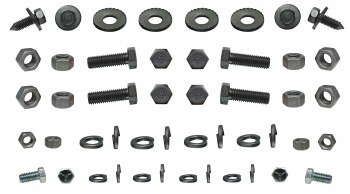 1968 Camaro Front Bumper Bracket Bolt Kit "Assembly Line Correct"