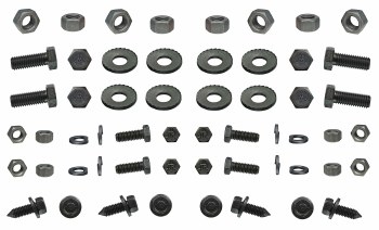 1969 Camaro Front Bumper Bracket Bolt Kit &quot;Assembly Line Correct&quot;