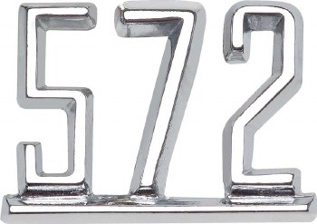 1967 Camaro  Front Fender Emblem 572 RH Or LH Sold As Each