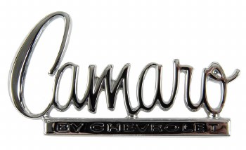 1970 Camaro Camaro By Chevrolet Trunk Lid Emblem