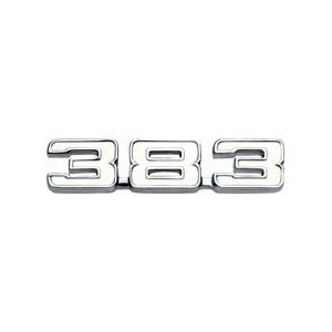BBRP 383 Front Fender Emblem Set – White Trim For 1969 Camaro, 1969-74 Nova