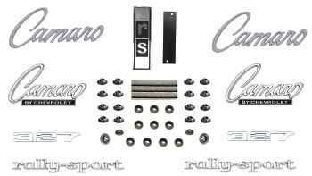 1968 Camaro Rally Sport 327 Emblem Kit  OE Quality!