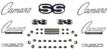 1968 Camaro SS-350 Emblem Kit For Super Sport 350  OE Quality!