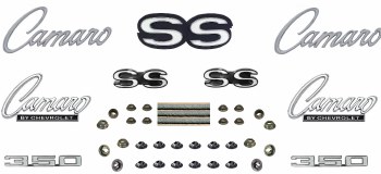 1968 Camaro RS/SS 350 Emblem Kit SS With Rally Sport OE Quality!