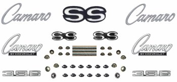 1968 Camaro RS/SS 396 Emblem Kit SS With Rally Sport OE Quality!