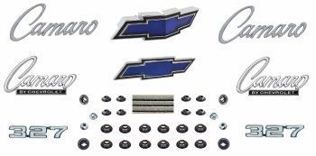 1969 Camaro Standard 327 Emblem Kit  OE Quality!