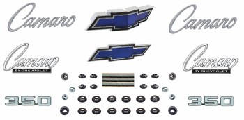 1969 Camaro Standard 350 Emblem Kit  OE Quality!