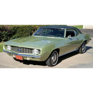 1969 Camaro &amp; Firebird Vinyl Top Padded Style Dark Green