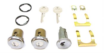 1967 Camaro &amp; Firebird Ignition &amp; Door Lock Set w/Original Style Keys