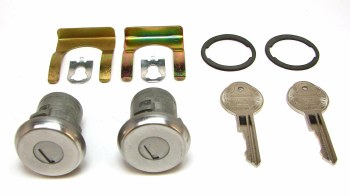 1967 1968 Camaro &amp; Firebird Door Lock Set w/Original Style Keys
