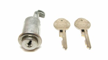 1968 Camaro &amp; Firebird Glove Box Lock Kit &amp; Original Style Pearhead Keys