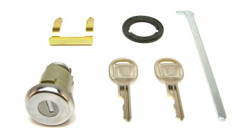 1969 Camaro Trunk Lock Kit w/Original Style GM Round Keys