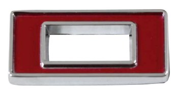 1965-1981 Camaro Chevelle Nova Chevrolet Emblem Numeral 0 Red Self Adhesive