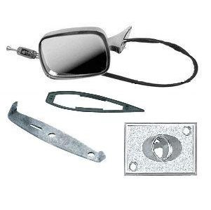 1968 Camaro &amp; Firebird Remote Control Door Mirror Kit With Standard Interior