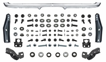 1969 Camaro Front Bumper &amp; Front Bumper Bracket Installation Kit With All Hardware