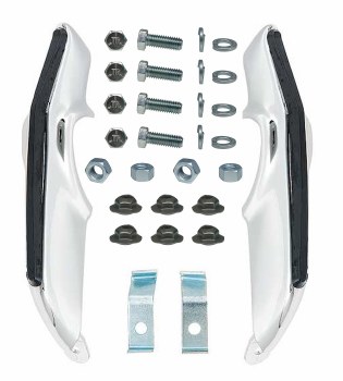 1967 1968 Camaro Deluxe Front Bumper Guard Kit OE Quality &amp; Assembly Line Correct Hardware"