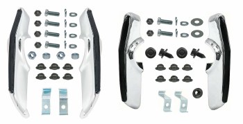 1967 1968 Camaro Deluxe Front &amp; Rear Bumper Guard Kit OE Quality &amp; Assembly Line Correct Hardware"