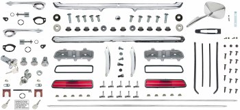 1969 Camaro Coupe Body Molding &amp; Exterior Chrome Kit RS/SS