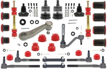 1967 Camaro Major Urethane Front Suspension Kit w/PS &amp; Red Bushings USA