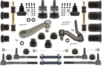 1968 1969 Camaro Major Urethane Front Suspension Kit w/FRMS &amp; Black Bushings USA