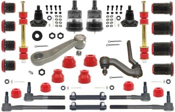 1968 1969 Camaro Major Urethane Front Suspension Kit w/FRMS &amp; Red Bushings USA