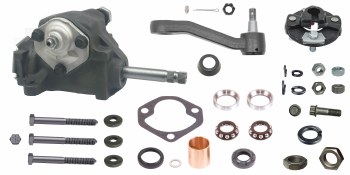 1968 1969 Camaro Manual Steering Gear Box Kit  Rebuilt &amp; Restored to OE  Standard Ratio
