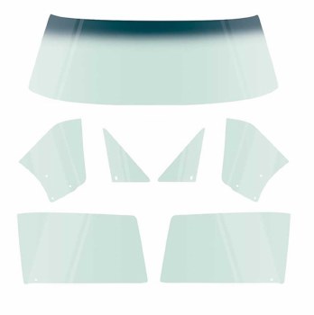 1967 Camaro &amp; Firebird Convertible Tinted Glass Kit  OE Quality  Without Date Codes
