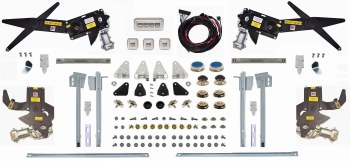 1969 Camaro &amp; Firebird Power Window Door &amp; Quarter Window Glass Track Installation Kit  Standard or Deluxe Interior