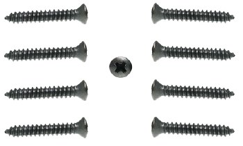 1967 1968 Camaro Rally Sport Headlamp Bezel Screw Kit  GM# 9420554