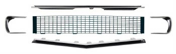 1967 Camaro Rally Sport Grille Kit w/RS Grille Moldings &amp; RS Headlight Bezels