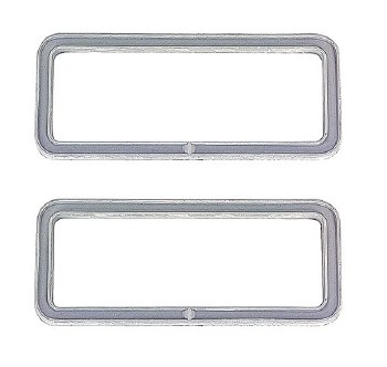 1969 Camaro Rally Sport Backup Lamp Lens Seals Pair  GM# 5961539