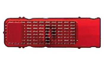 1968 Camaro Taillight Brake Light Red Lens  Fits: Standard Models  GM# 5959939