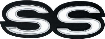 1967 1968 Camaro SS Grille Emblem  Fits: Super Sport Models w/RS GM# 3918871