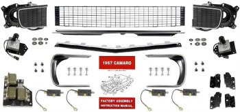 1967 Camaro Master Rally Sport Conversion Kit Without Console Gauges OE Quality!