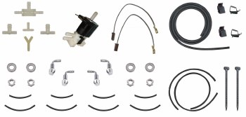 1969 Camaro Rally Sport RS Headlamp Squirter Pump Filter Hose Fittings Installation Kit