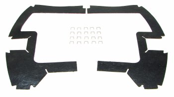 1969 Camaro &amp; Firebird Air Conditioning Fender Baffle Seal Set