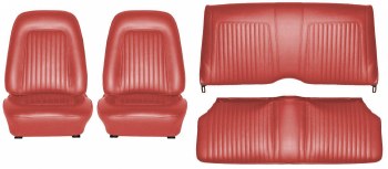 1968 Camaro Coupe Standard Interior Seat Cover Kit  OE Quality!  Red