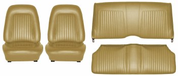 1967 Camaro Coupe Standard Interior Seat Cover Kit  OE Quality!  Gold