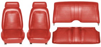 1969 Camaro Coupe Standard Interior Seat Cover Kit  OE Quality!  Red