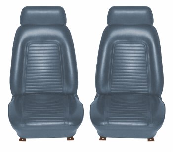 1969 Camaro Standard Interior Bucket Seat Covers  Dark Blue