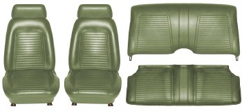 1969 Camaro Coupe Standard Interior Seat Cover Kit  OE Quality!  Dark Green