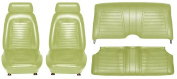 1969 Camaro Coupe Standard Interior Seat Cover Kit  OE Quality!  Moss Green