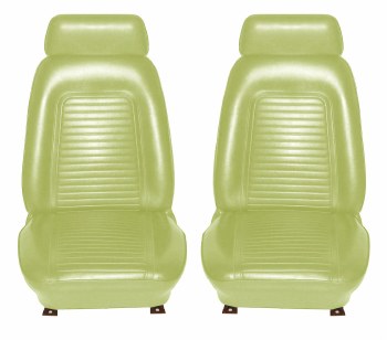 1969 Camaro Standard Interior Bucket Seat Covers  Moss Green